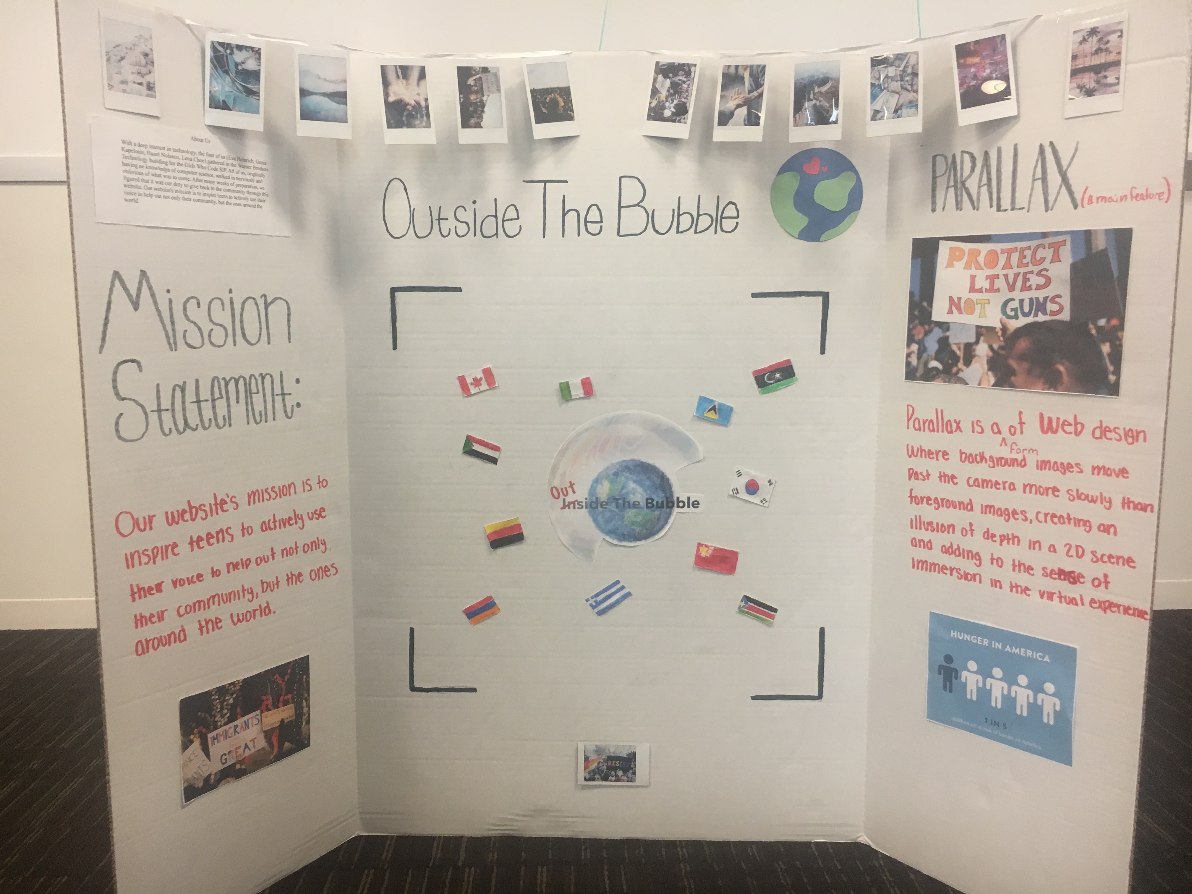 Outside the Bubble Poster Board