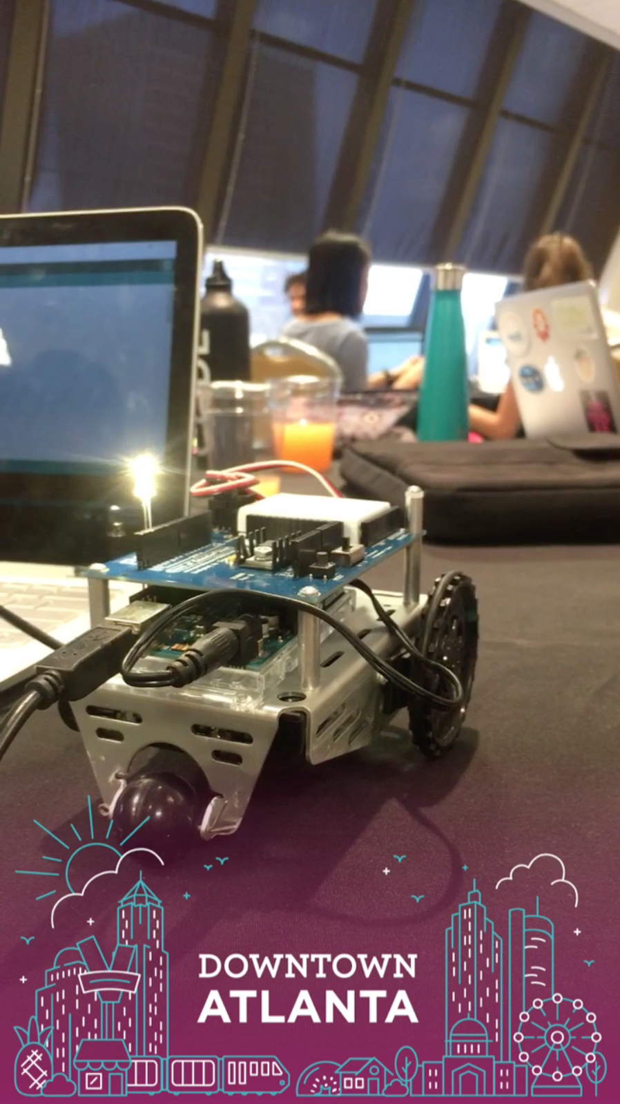 Snapchat from practicing with the robot curriculum