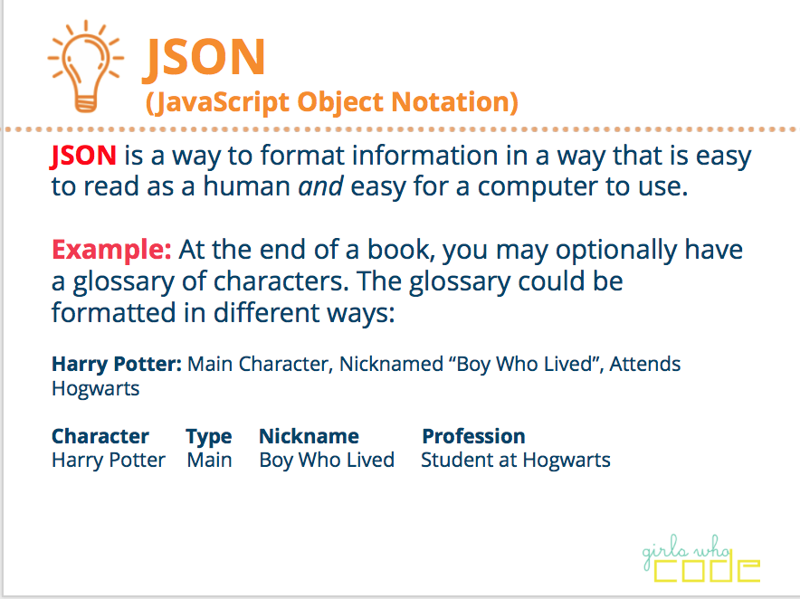 JSON Slide 1
