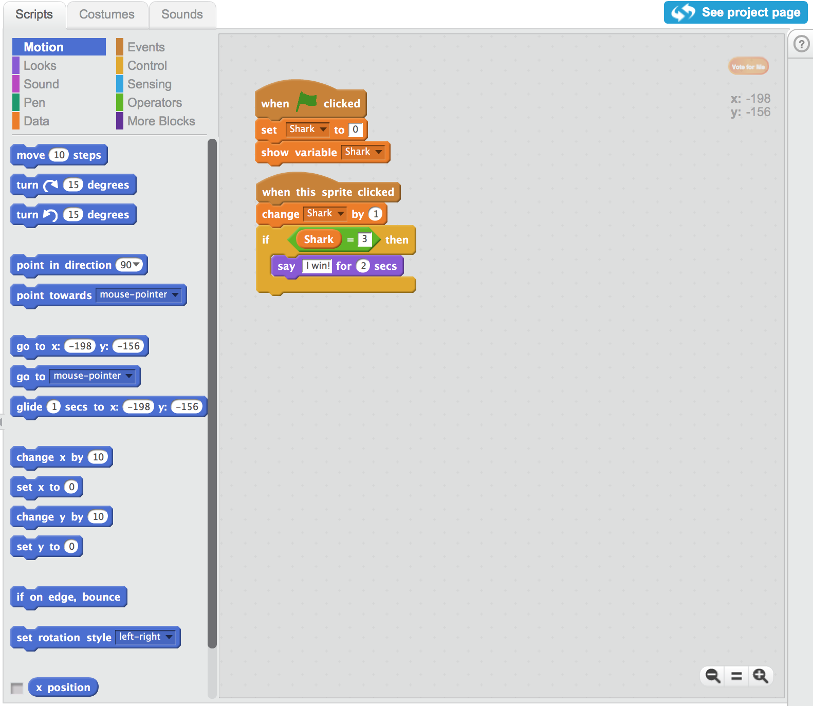 Scratch Interface